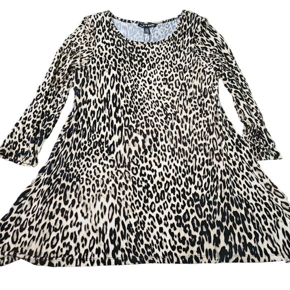 Cable and Gauge Womens Top Multi-Color Size Medium Viscose Blend Long Sleeve - Picture 1 of 12